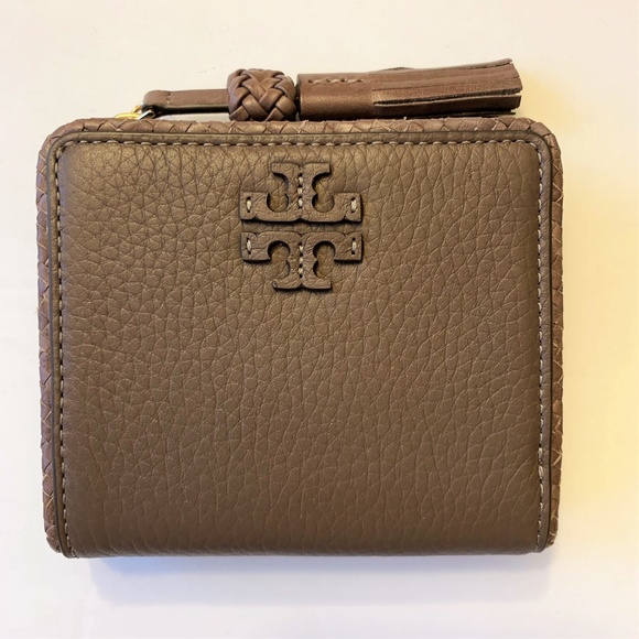 TORY BURCH Taylor Mini Wallet ~ Leather Tassel - Picture 5 of 7